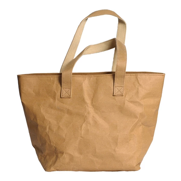 Washed Kraft Paper Tote Color Sample